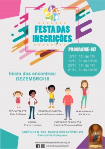 FESTA DAS INSCRIÇÕES