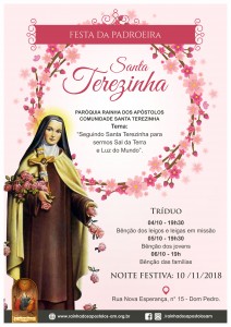 SANTA TEREZINHA CARTAZ